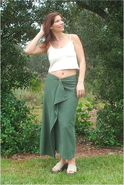Shoshone+Women's+Clothing Organic Hemp Shoshone Wrap Skirt - American made handcrafted custom ...