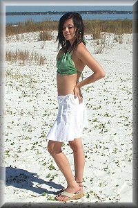 Breezy Yolk Flair Skirt
