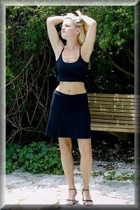 Eco Friendly Organic Relaxed Flair Draw String Skirt
