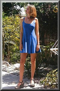 Hypoallergenic Organic Eco Friendly Mini Flair Dress.