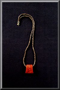 Hawaiian Coconut Coral Necklace.