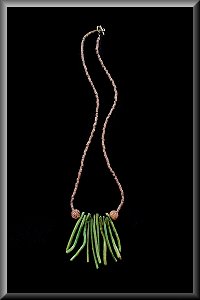 Hawaiian Coconut Hula Necklace.