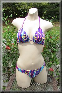 Art Deco Bikini Set.