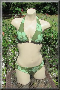 Hawaiian Lei Bikini Set.