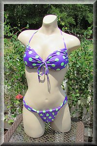 Hippy Dot 2 Bikini Set.