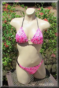 Pink Bandana Bikini Set.