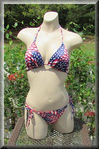 Wave Flags Bikini Set.