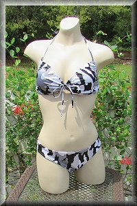 Winter Camo Bikini Set.