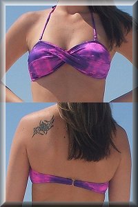 Chrissy Cross Bikini Top.