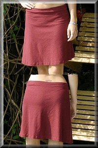 Eco Friendly Organic Relaxed Flair Draw String Skirt